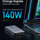 UGREEN Batterie Externe Portable USB C 25000 mAh 145W 3 Sorties Câble