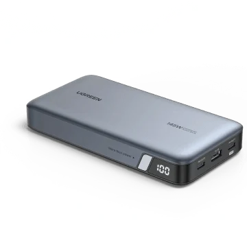 UGREEN 140W Power Bank 145W Max 25000mAh externe batterij met 3 poorten USB C
