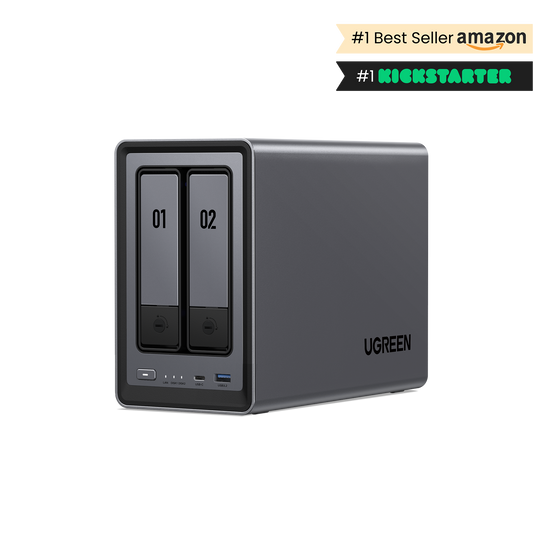 NAS double baie UGREEN DXP2800, best-seller sur Amazon et Kickstarter