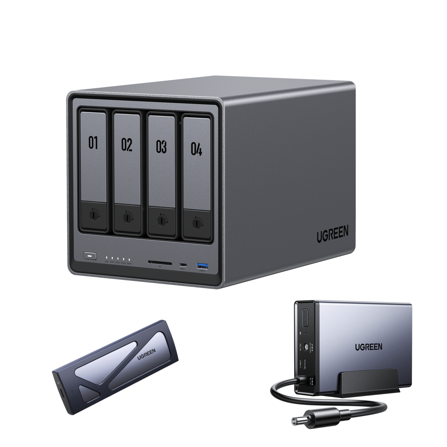 UGREEN NASync DXP4800 Plus | Serveur NAS 4 baies
