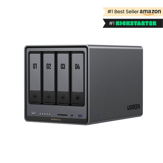 NAS 4 baie UGREEN DXP4800, best-seller sur Amazon et Kickstarter