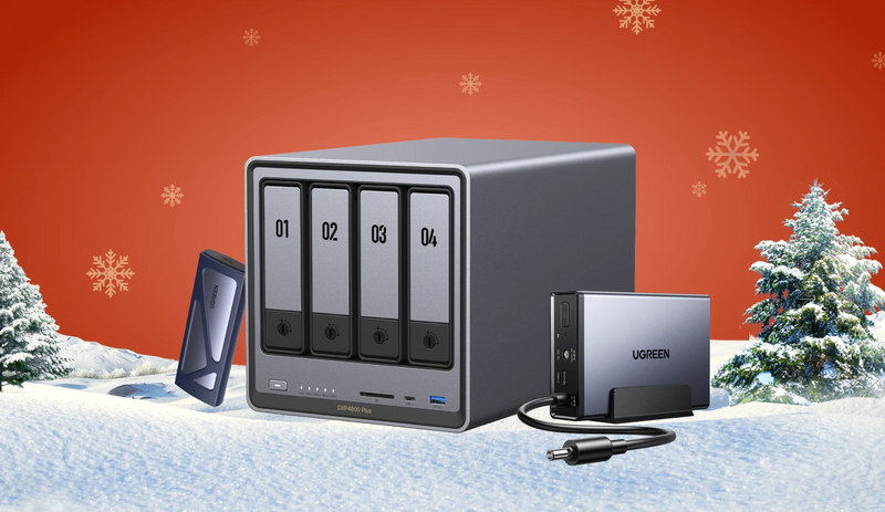 UGREEN NASync DXP4800 Plus | Serveur NAS 4 baies