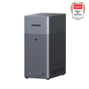Serveur NAS UGREEN DH2300 gris avec badge Clubic « Meilleur NAS 2025-2026