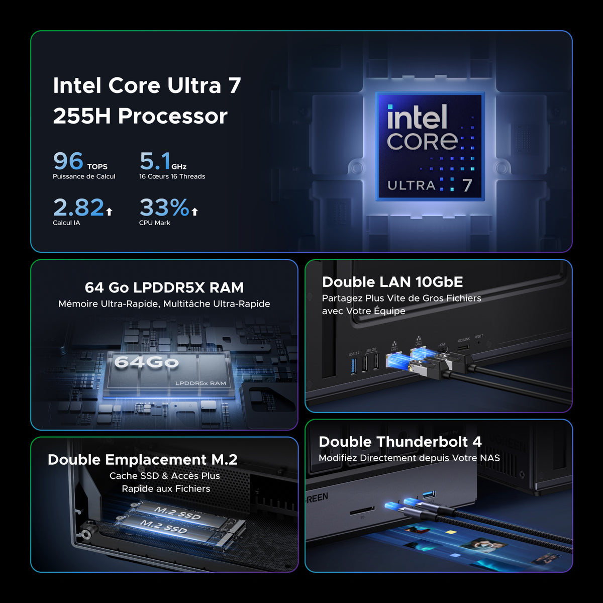 UGREEN iDX6011 Pro 6-Bay AI NAS