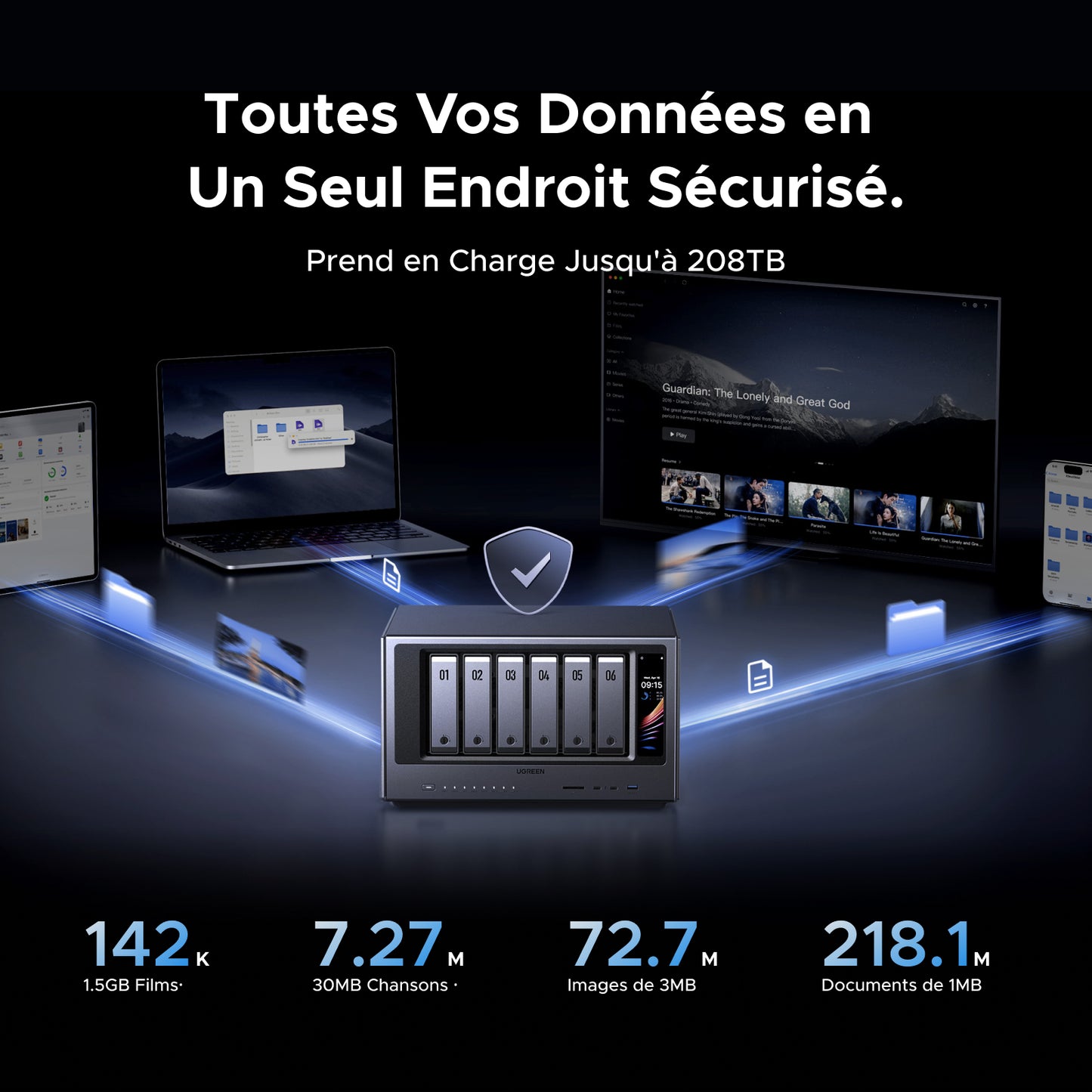 UGREEN iDX6011 Pro 6-Bay AI NAS